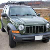 Dark Green Jeep