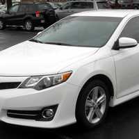 White Toyota Camry, best selling car in the United States