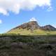 Hills in the landscape on Easter Island, Chile