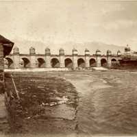 Calicanto bridge in Santiago, Chile 