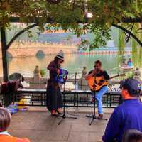 Performers at Beihai, China