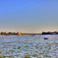 Landscape View of Lake in Beijing, China