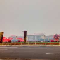Tiananmen Square from across the street in Beijing, China