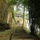 Steep path up to the front gate of Fishing Town in Chongqing, China