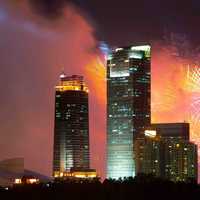 Fireworks from Shenzhen, China