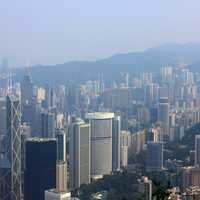 City and more Hills in Hong Kong, China