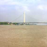 Looking at the Yangtze in Nanjing, China