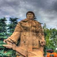 Statue of Hero in Nanjing, China