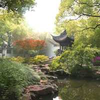 Jichang Garden landscape in Wuxi, Jiangsu, China