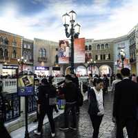 Fake Skies in the Venetian Square in Macau