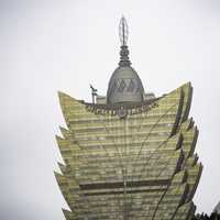 Gold roof on the Grand Lisboa