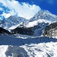 Gongga Mountain landscape in Sichuan, China