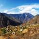 Landscape and Town of Cangzhai in Sichuan, China