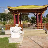 Temple and Pavilion in Tianjin, China