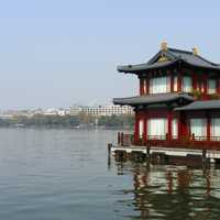 Pagoda at Xihu (West Lake) - Hangzhou, Zhejiang