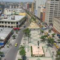 Paseo de Bolívar in Barranquilla, Colombia