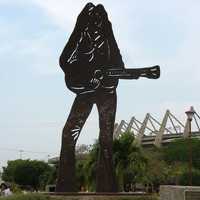 Shakira Singer Statue in Baranquilla, Colombia