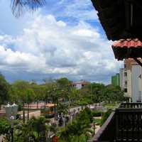 Vista desde el Museo Romantico in Barranquilla, Colombia