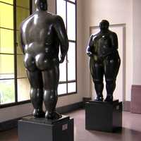 Inside the Museum of Antioquia in Medellin, Colombia