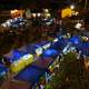 Paisa Town at night in Medellin, Columbia