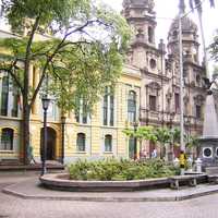 San Ignacio Square in Medellin, Colombia