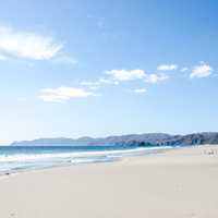 Beach and sky landscape by the ocean