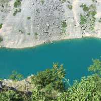 Bue lake in Croatia