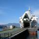 Ferry in Rijeka harbour, Croatia