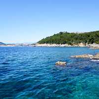 Lokum Iand seashore landscape in Croatia