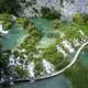 Walkway Between the Lakes at Plitvice Lakes National Park, Croatia