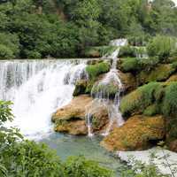 Waterfalls at Plitvice Lakes National Park, Croatia