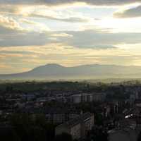 Cityscape and Horizon of Zagreb, Croatia