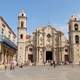 Large church and courtyard in Havana, Cuba