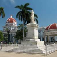 Marti Park and City Hall in Cienfuegos, Cuba