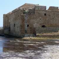 Fortress on the seaside in Paphos, Cyprus