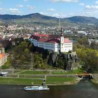 Děčín Castle in Czech Republic