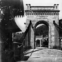 Kaiserin Elisabeth Brücke in Decin, Czech Republic