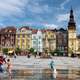 Masaryk Square buildings in Ostrava, Czech Republic