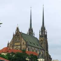 Petrov cathedral in Brno, Czech Republic