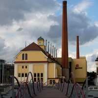 Traditional fermenting building in Plzen, Czech Republic