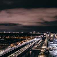 Overlooking Copenhagen at Night