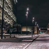 Streets of Copenhagen at Night