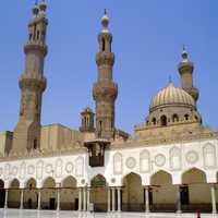 Al-Azhar Mosque in Cairo, Egypt