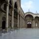 Inside the Citadel Mosque in Cairo, Egypt