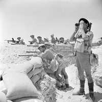 British infantry near El Alamein in Egypt