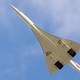 Final Concorde flight about the land on Filton Runway near Bristol, England