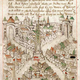 Robert Ricart's map of Bristol, of 1478 in Bristol, England