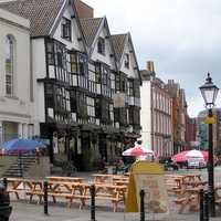 The Llandoger Trow, a historic Bristol Pub in England