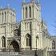 West front of Bristol Cathedral in England