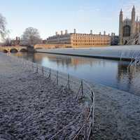 Winter landscape at Cambridge